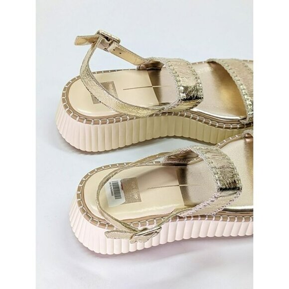 Dolce Vita Daiya Women's Metallic Platinum Platform Sandal Size 9.5 (MSRP $130) - Picture 10 of 11